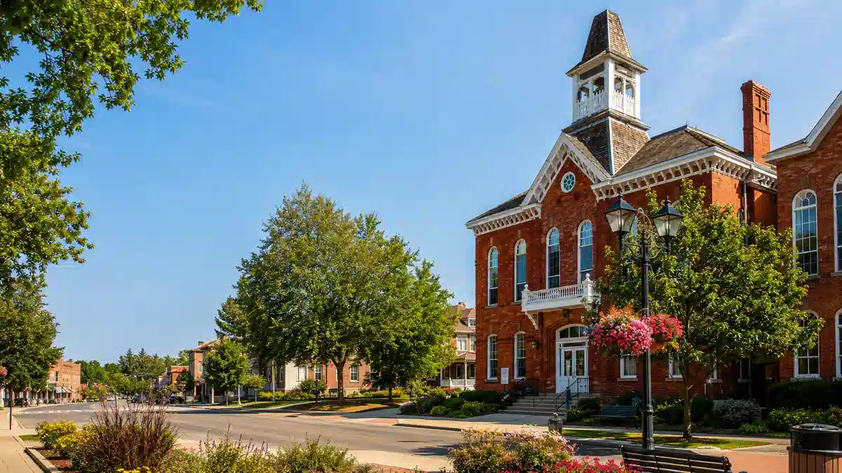 Acton Ontario limo service near historic Acton Town Hall