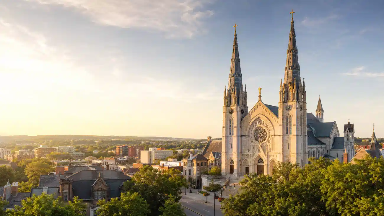 Guelph Ontario limo service near Basilica of Our Lady Immaculate