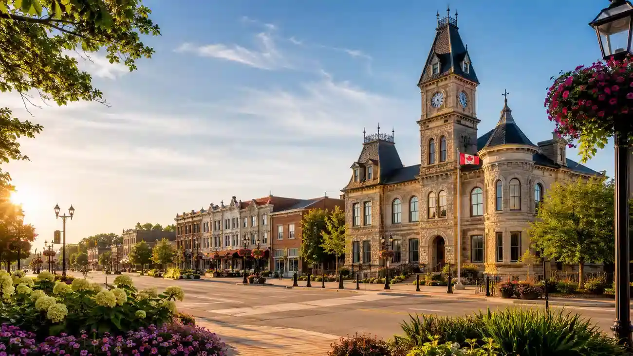 Woodstock Ontario limo service near historic downtown Woodstock